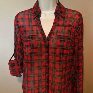 Express Portofino Long Sleeve Blouse